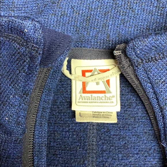 Avalanche Brighton sweater knit fleece jacket - Picture 4 of 6